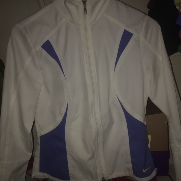 White Nike Track Jacket - Picture 3 of 6